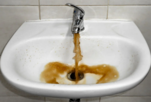 brown water